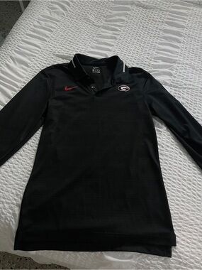 Nike Black Polo with Red Accent